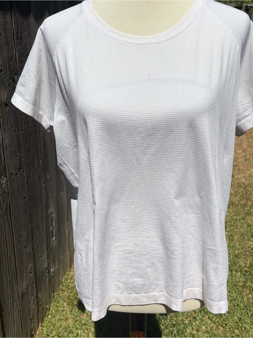 lululemon athletica White Short-Sleeve Crewneck Tee